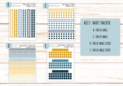 Basic Labels & Habit Trackers. ADD-On's for Monthly Kits "Friendship" || AOBL