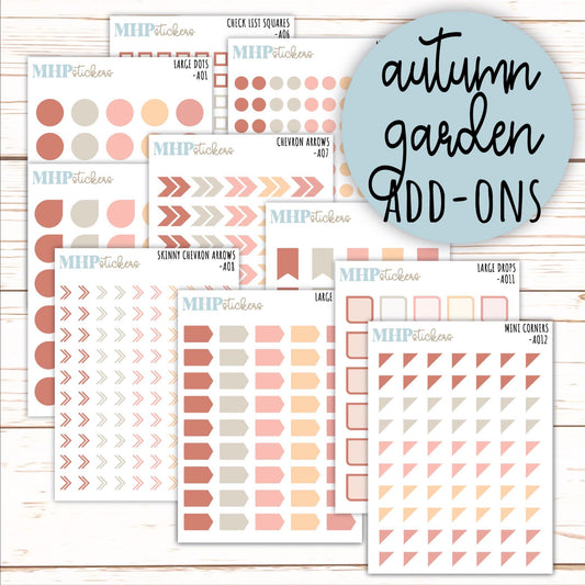 ADD-On's for Monthly Kits "Autumn Garden" || AO