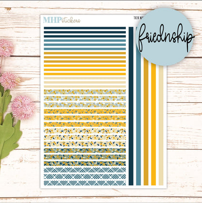 Thin Washi for Laurel Denise Planners. Planner Stickers SEPTEMBER '26 || LD406