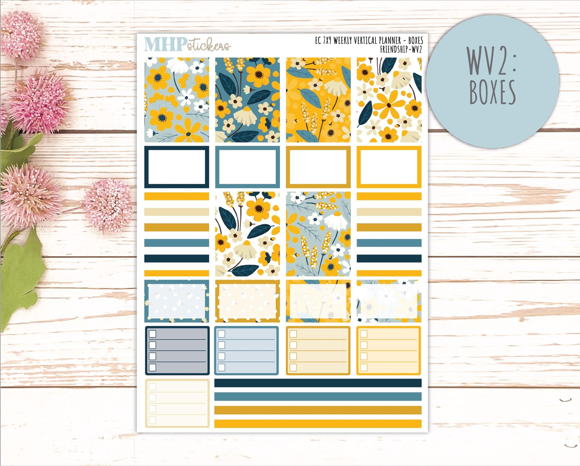 SEPTEMBER Weekly Vertical Kits for 7x9 Erin Condren Planners. 2026 Collection "Friendship" || ECWV