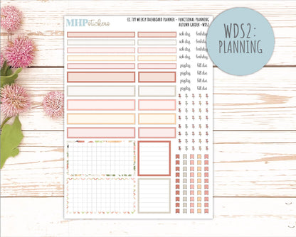 SEPTEMBER Weekly Dashboard Kit for 7x9 Erin Condren Planners. 2026 Collection "Autumn Garden" || ECWDS