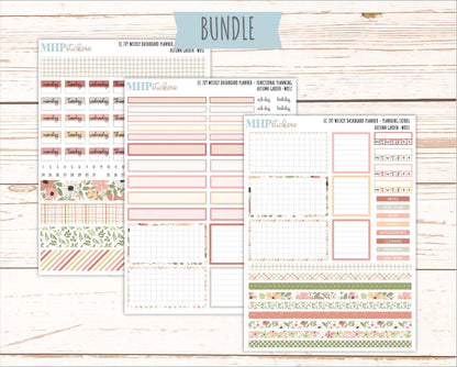 SEPTEMBER Weekly Dashboard Kit for 7x9 Erin Condren Planners. 2026 Collection "Autumn Garden" || ECWDS