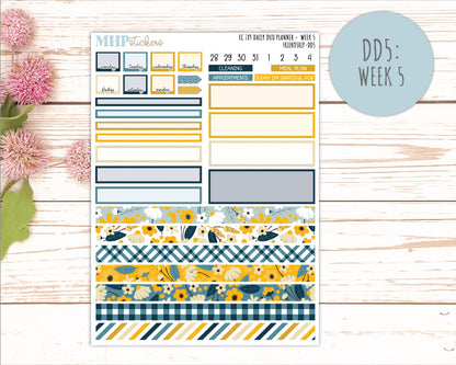 SEPTEMBER Daily Duo Sticker Kit for 7x9 Erin Condren Planners. 2026 Collection "Friendship" || ECDD