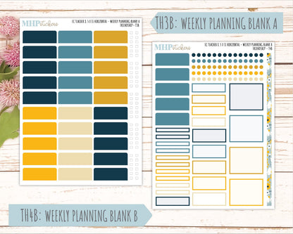 SEPTEMBER Stickers for EC Teacher Lesson Planner - Horizontal Layout. 2026 Collection "Friendship" || ECTH