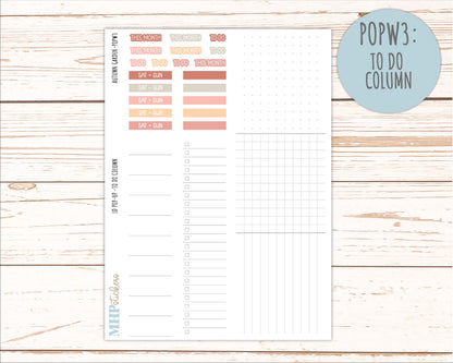 SEPTEMBER 2026 Stickers for The Jo, Laurel Denise Planner "Autumn Garden" || POP