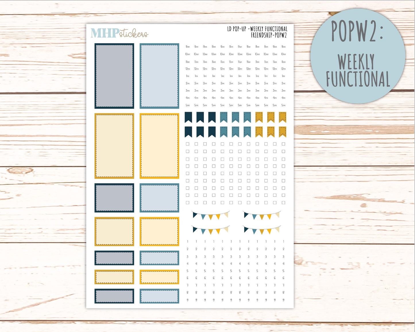 SEPTEMBER 2026 Stickers for The Jo, Laurel Denise Planner "Friendship" || POP