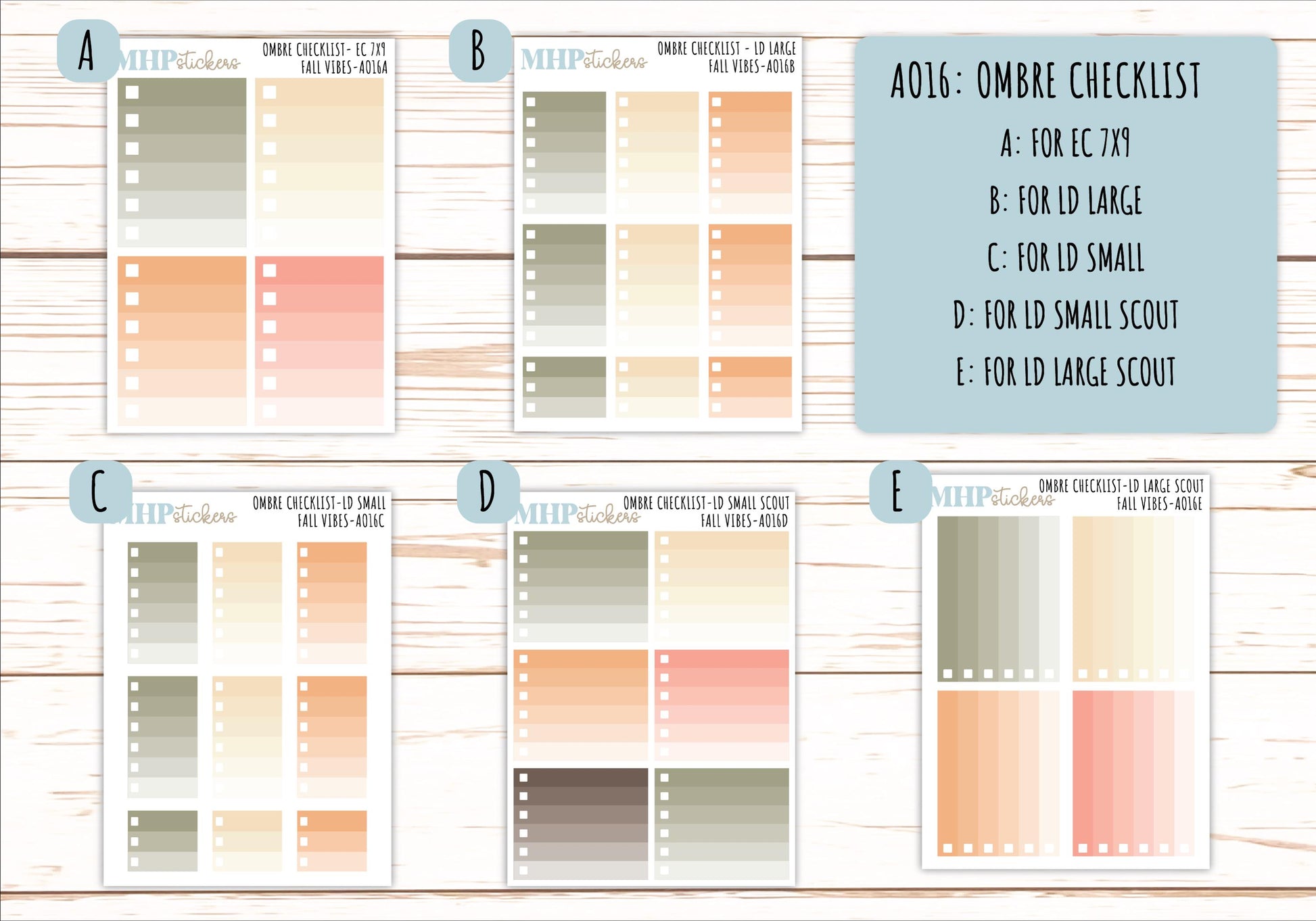 Basic Labels & Habit Trackers. ADD-On's for Monthly Kits "Fall Vibes" || AOBL