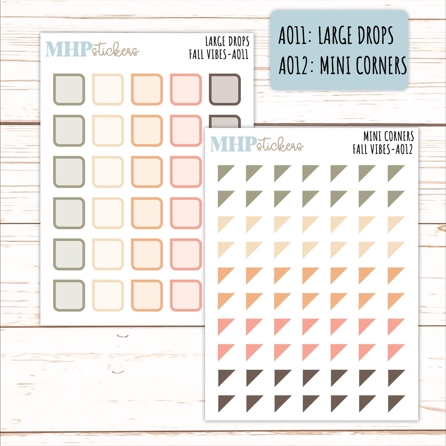 ADD-On's for Monthly Kits "Fall Vibes" || AO