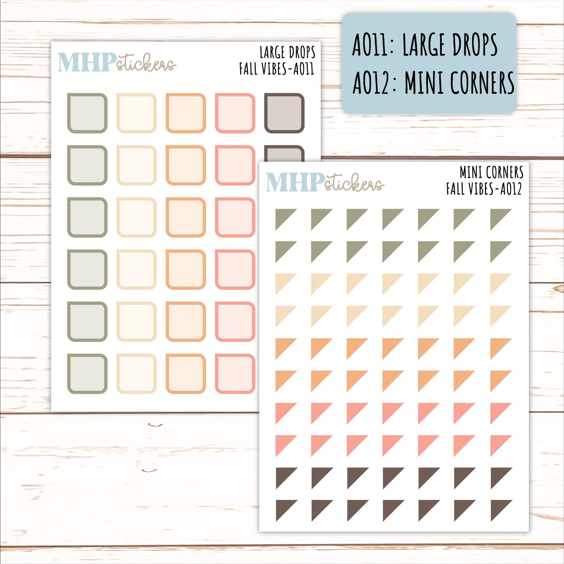 ADD-On's for Monthly Kits "Fall Vibes" || AO