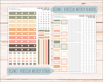 OCTOBER 2026 Stickers for Large Nancy, Anne, & Billie Planners. Laurel Denise Planners. "Fall Vibes" || OG