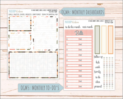 OCTOBER 2026 Stickers for Large Nancy, Anne, & Billie Planners. Laurel Denise Planners. "Fall Vibes" || OG
