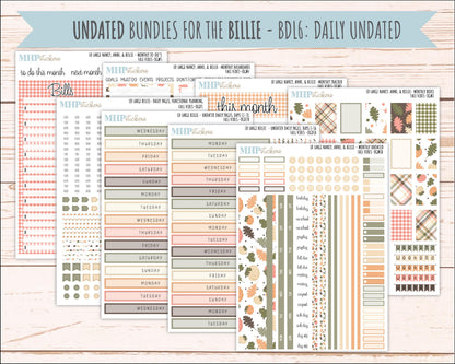 OCTOBER 2026 Stickers for Large Nancy, Anne, & Billie Planners. Laurel Denise Planners. "Fall Vibes" || OG