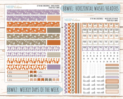 OCTOBER 2026 Stickers for the Mae & Kristy Laurel Denise Planners "Spooky Night || BB