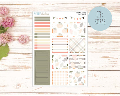 OCTOBER 2026 Stickers for The Carmen Laurel Denise Planner "Fall Vibes" || C