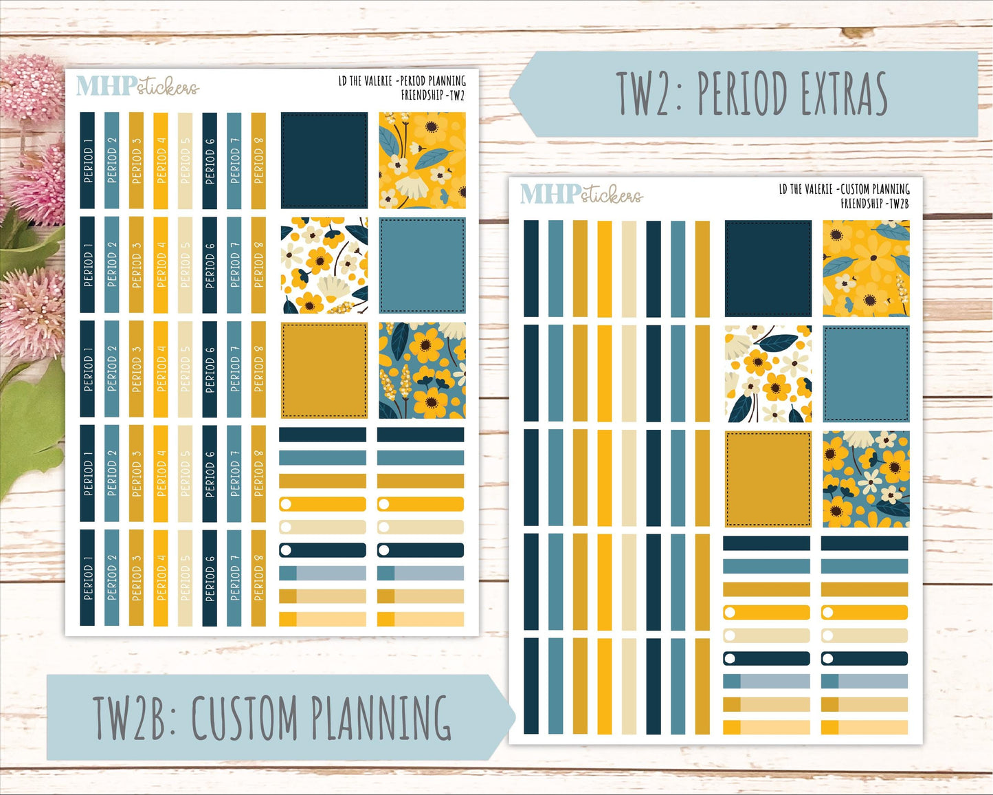 SEPTEMBER Stickers for The Valerie Laurel Denise Planner "Friendship" || TC