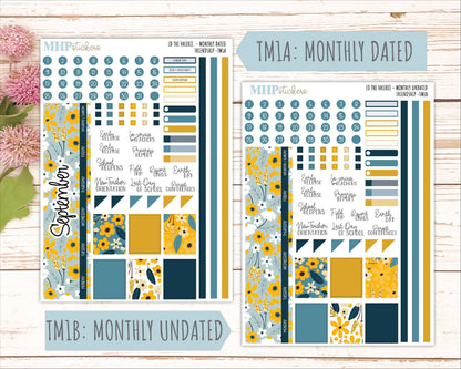 SEPTEMBER Stickers for The Valerie Laurel Denise Planner "Friendship" || TC