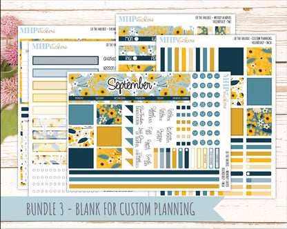 SEPTEMBER Stickers for The Valerie Laurel Denise Planner "Friendship" || TC