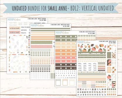 OCTOBER 2026 Stickers for Small Nancy & Anne Laurel Denise Planners "Fall Vibes" || MN