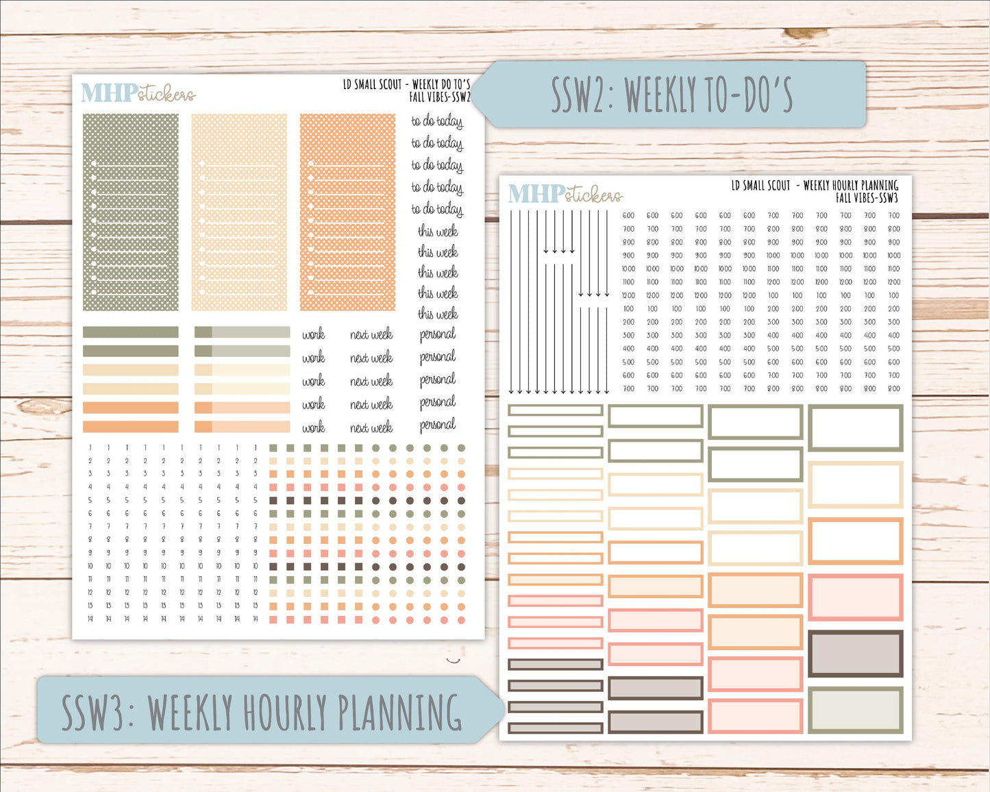 OCTOBER 2026 Stickers for the Small Scout Planner. For Laurel Denise Planners. "Fall Vibes" ||SS