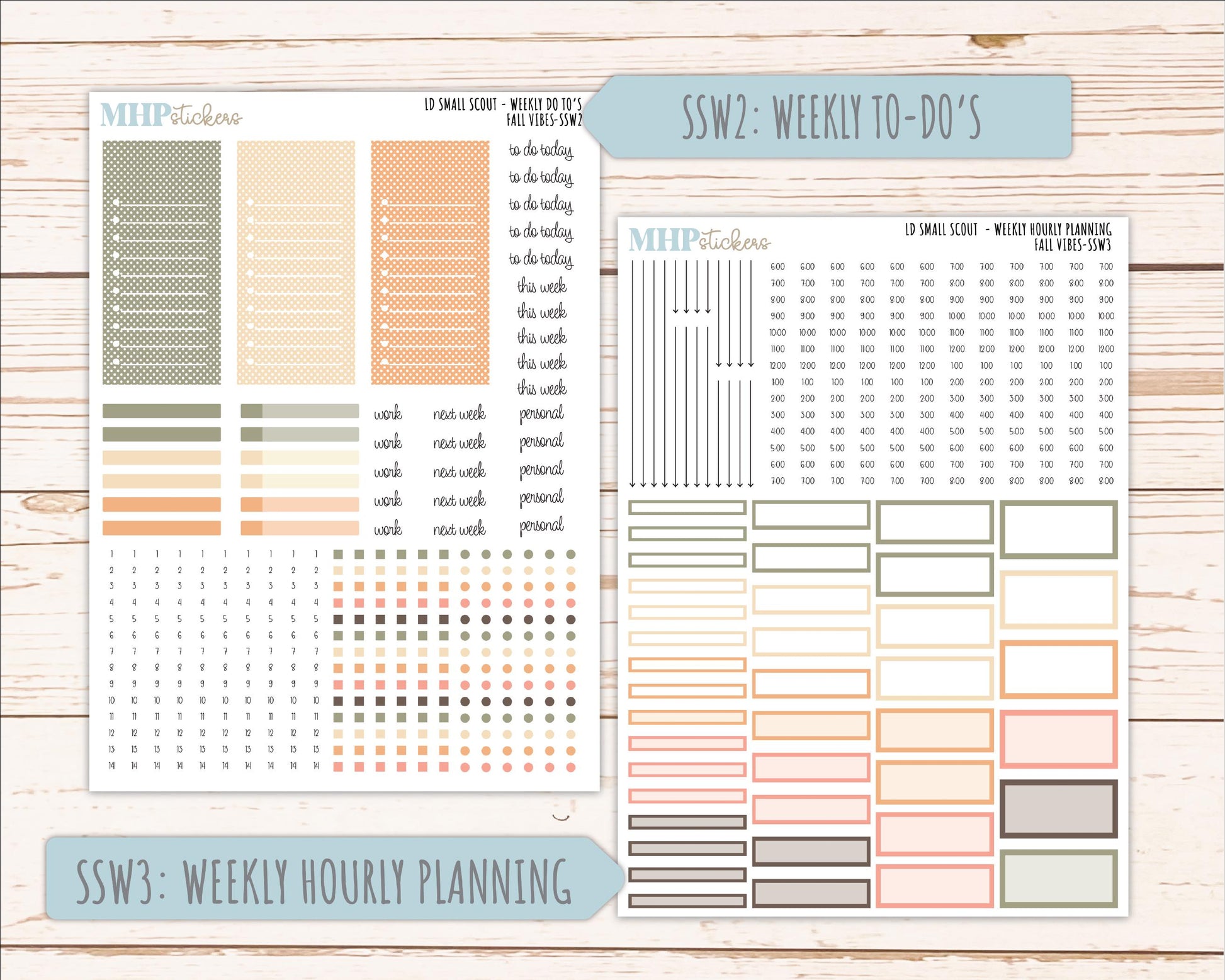 OCTOBER 2026 Stickers for the Small Scout Planner. For Laurel Denise Planners. "Fall Vibes" ||SS