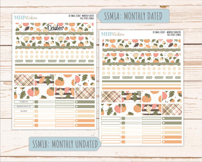 OCTOBER 2026 Stickers for the Small Scout Planner. For Laurel Denise Planners. "Fall Vibes" ||SS