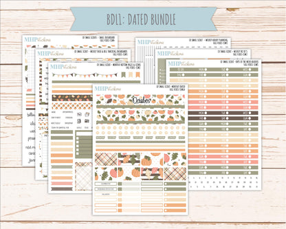 OCTOBER 2026 Stickers for the Small Scout Planner. For Laurel Denise Planners. "Fall Vibes" ||SS