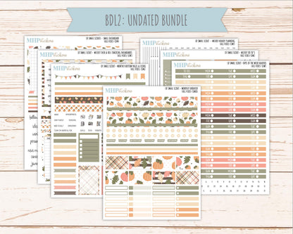 OCTOBER 2026 Stickers for the Small Scout Planner. For Laurel Denise Planners. "Fall Vibes" ||SS