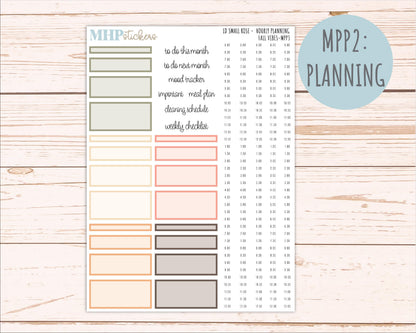 OCTOBER 2026 Stickers for The Small Rose Laurel Denise Planner. "Fall Vibes" || MPP