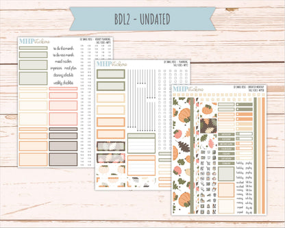OCTOBER 2026 Stickers for The Small Rose Laurel Denise Planner. "Fall Vibes" || MPP