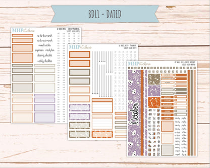 OCTOBER 2026 Stickers for The Small Rose Laurel Denise Planner. "Spooky Night" || MPP