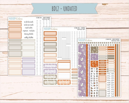 OCTOBER 2026 Stickers for The Small Rose Laurel Denise Planner. "Spooky Night" || MPP