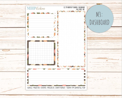 OCTOBER Monthly Kit for 7x9 Erin Condren Planners. 2026 Collection "Fall Vibes" || ECM