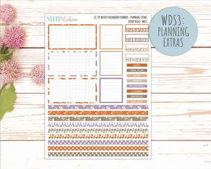 OCTOBER Weekly Dashboard Kit for 7x9 Erin Condren Planners. 2026 Collection "Spooky Night" || ECWDS