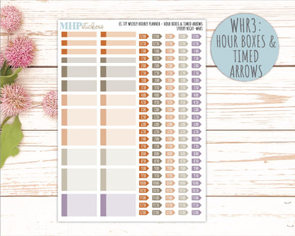 OCTOBER Weekly Hourly Planning Kits for 7x9 Erin Condren Planners. 2026 Collection "Spooky Night" || ECWHR