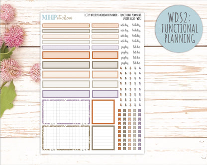 OCTOBER Daily Duo Sticker Kit for 7x9 Erin Condren Planners. 2026 Collection "Spooky Night" || ECDD