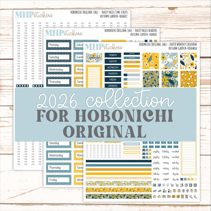 SEPTEMBER 2026 Stickers for Hobonichi Techo Original. A6 Planners "Friendship" || HO