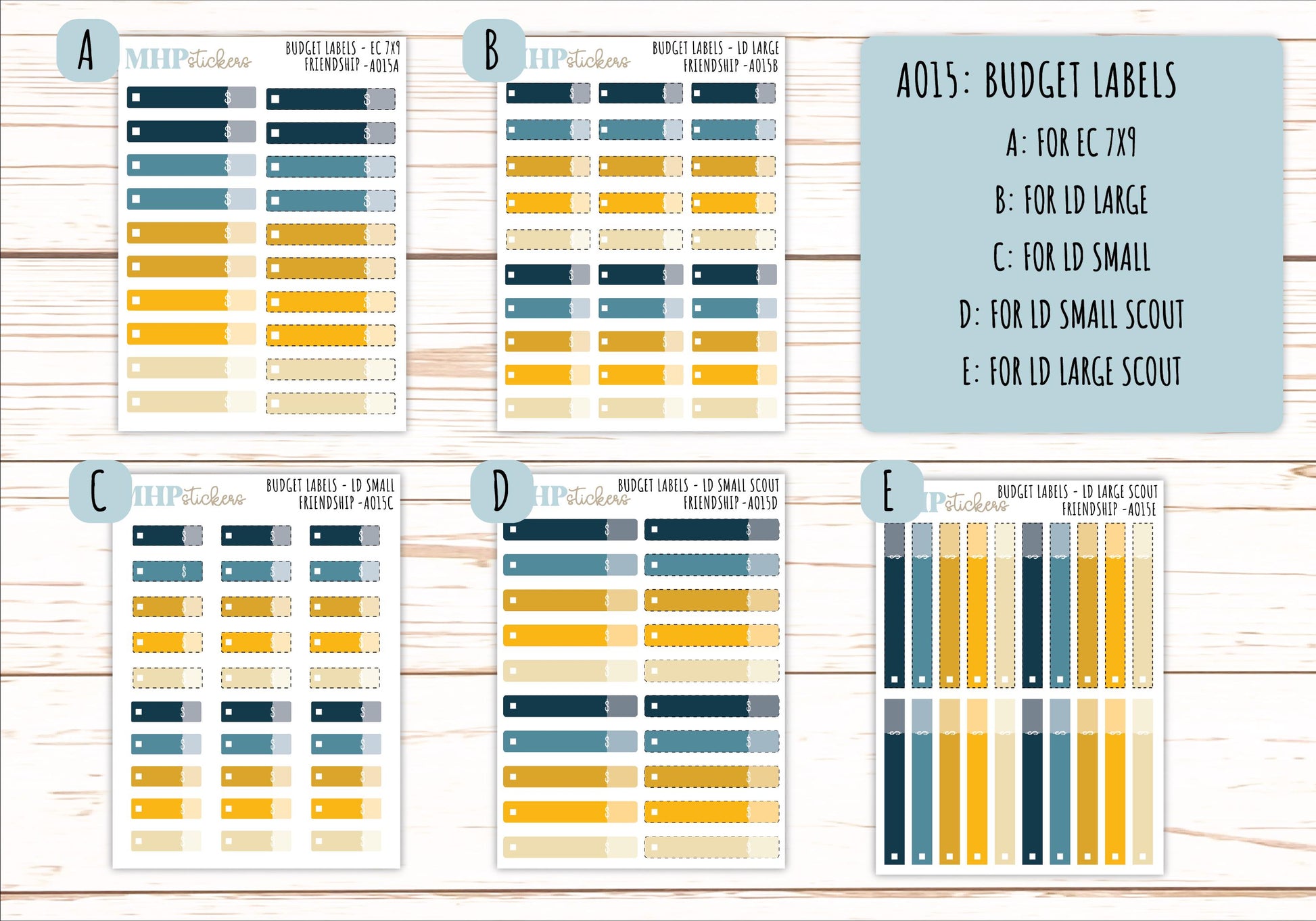 Basic Labels & Habit Trackers. ADD-On's for Monthly Kits "Friendship" || AOBL