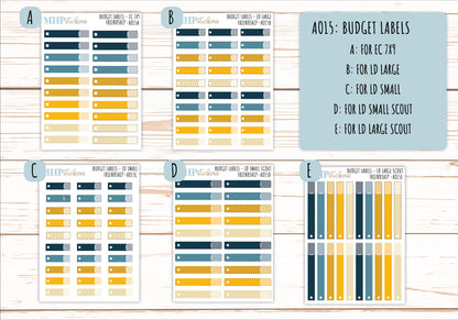 Basic Labels & Habit Trackers. ADD-On's for Monthly Kits "Friendship" || AOBL