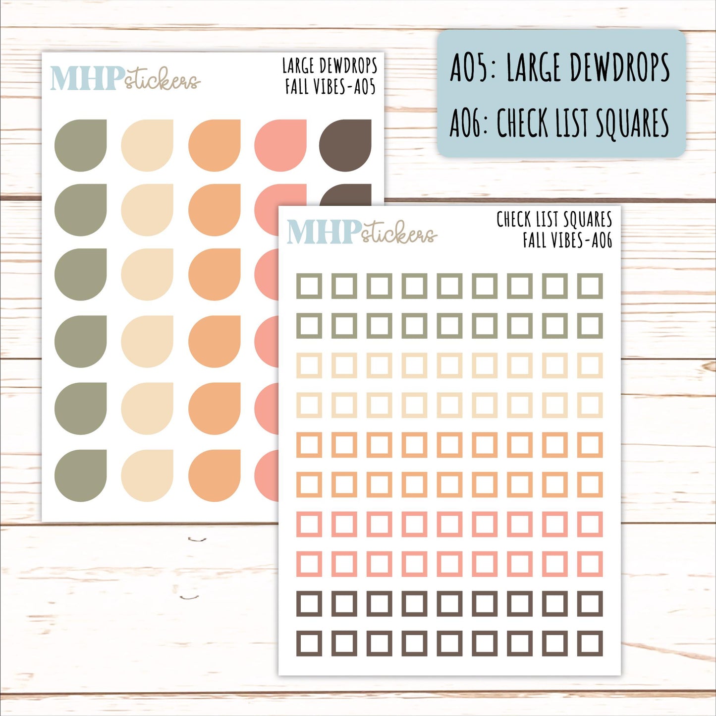 ADD-On's for Monthly Kits "Fall Vibes" || AO