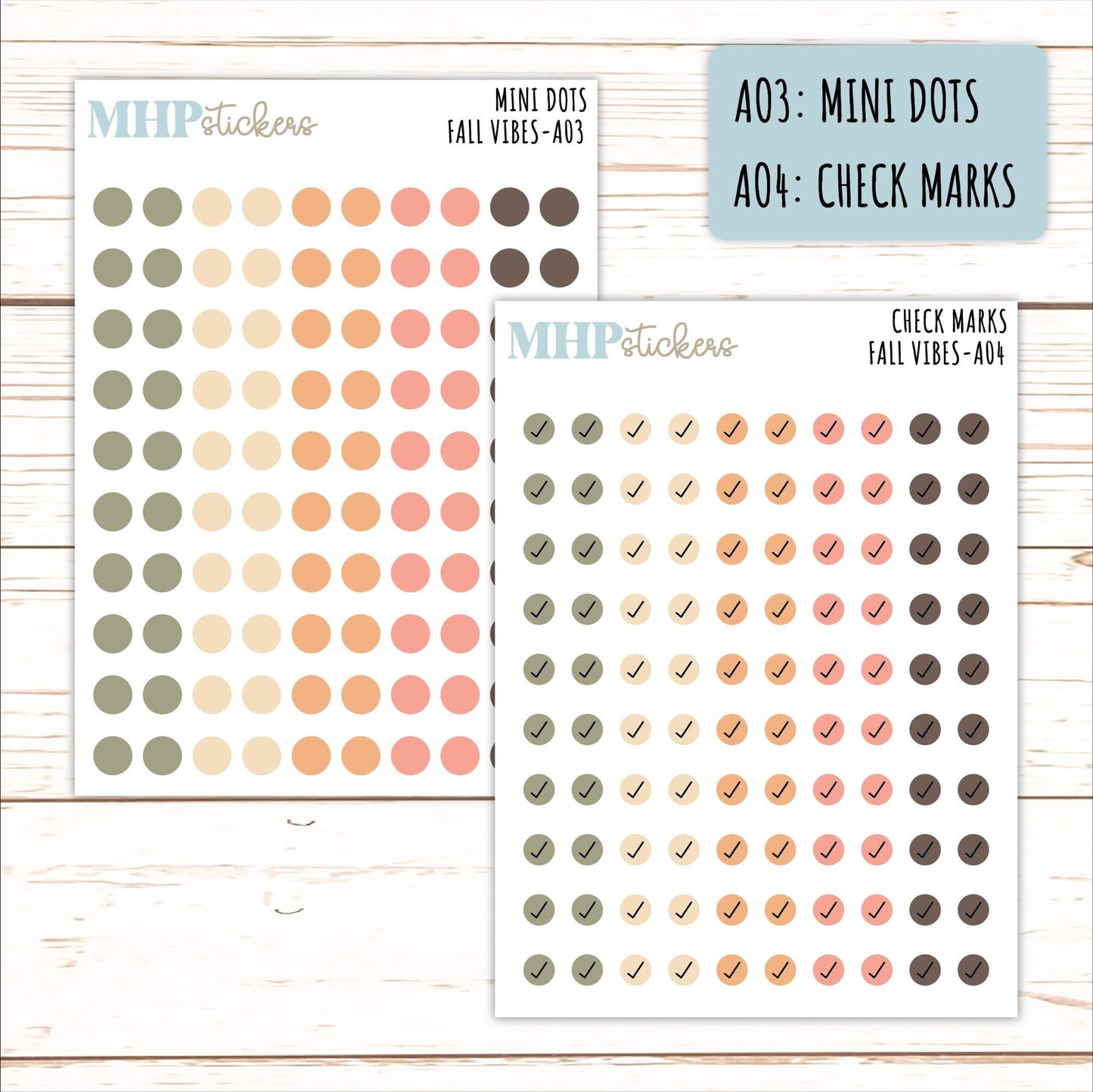 ADD-On's for Monthly Kits "Fall Vibes" || AO