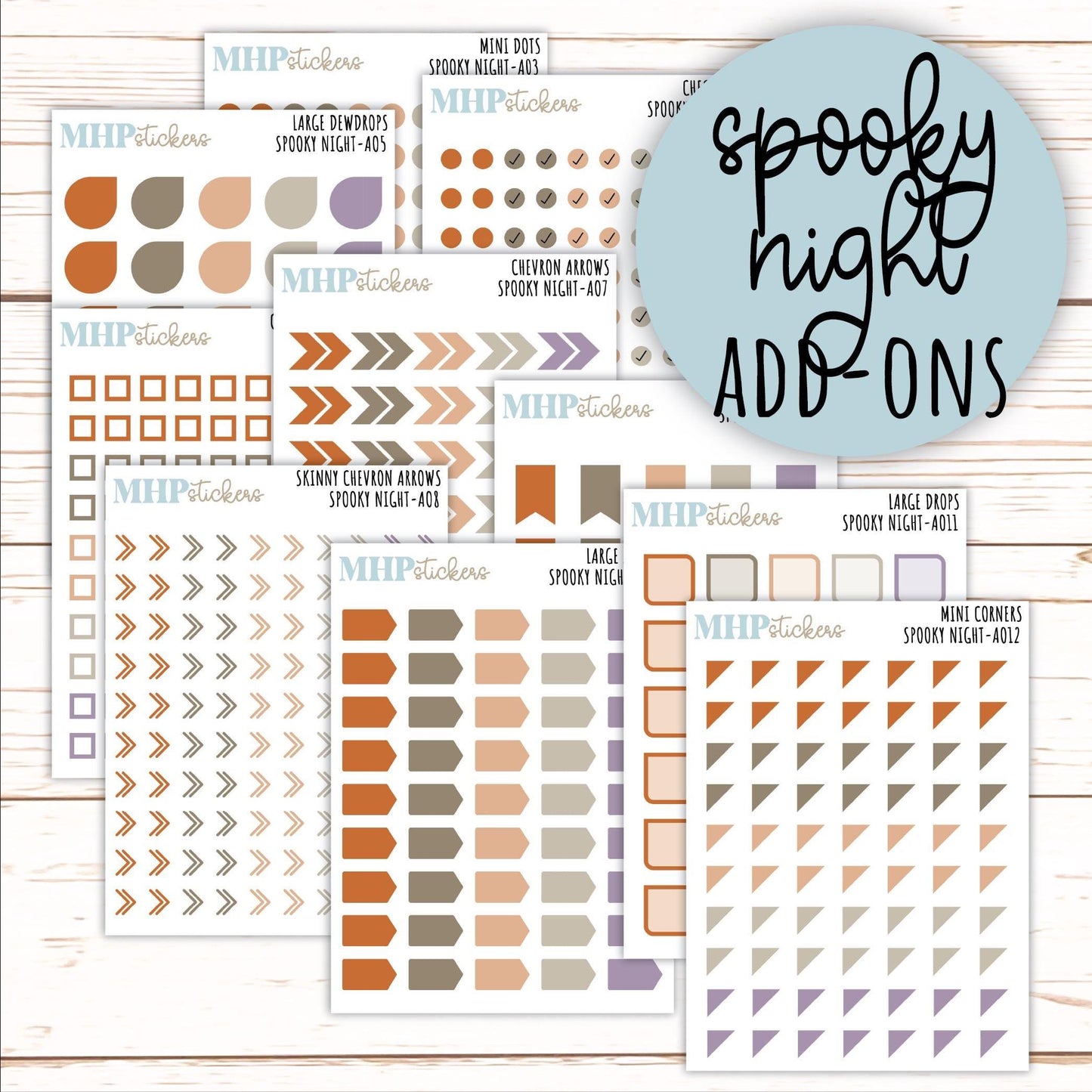 ADD-On's for Monthly Kits "Spooky Vibes" || AO