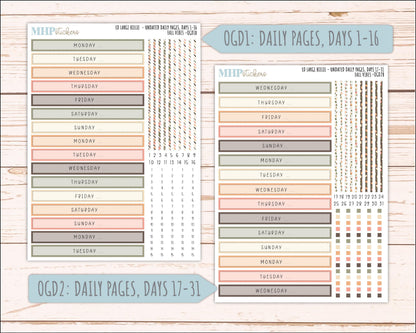 OCTOBER 2026 Stickers for Large Nancy, Anne, & Billie Planners. Laurel Denise Planners. "Fall Vibes" || OG