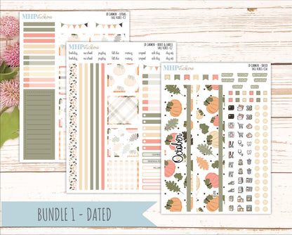 OCTOBER 2026 Stickers for The Carmen Laurel Denise Planner "Fall Vibes" || C
