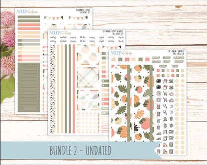 OCTOBER 2026 Stickers for The Carmen Laurel Denise Planner "Fall Vibes" || C