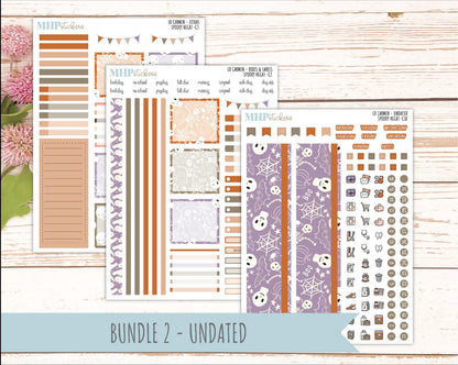 OCTOBER 2026 Stickers for The Carmen Laurel Denise Planner "Spooky Night" || C