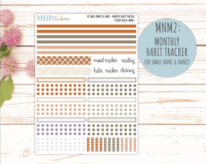 OCTOBER 2026 Stickers for Small Nancy & Anne Laurel Denise Planners "Spooky Night" || MN