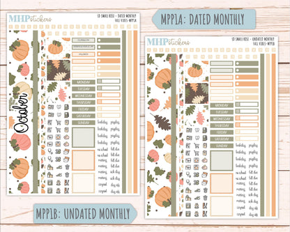 OCTOBER 2026 Stickers for The Small Rose Laurel Denise Planner. "Fall Vibes" || MPP