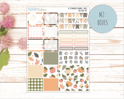 OCTOBER Monthly Kit for 7x9 Erin Condren Planners. 2026 Collection "Fall Vibes" || ECM