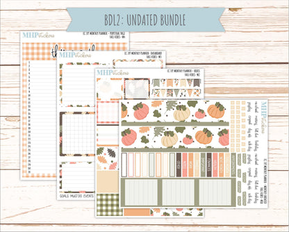 OCTOBER Monthly Kit for 7x9 Erin Condren Planners. 2026 Collection "Fall Vibes" || ECM