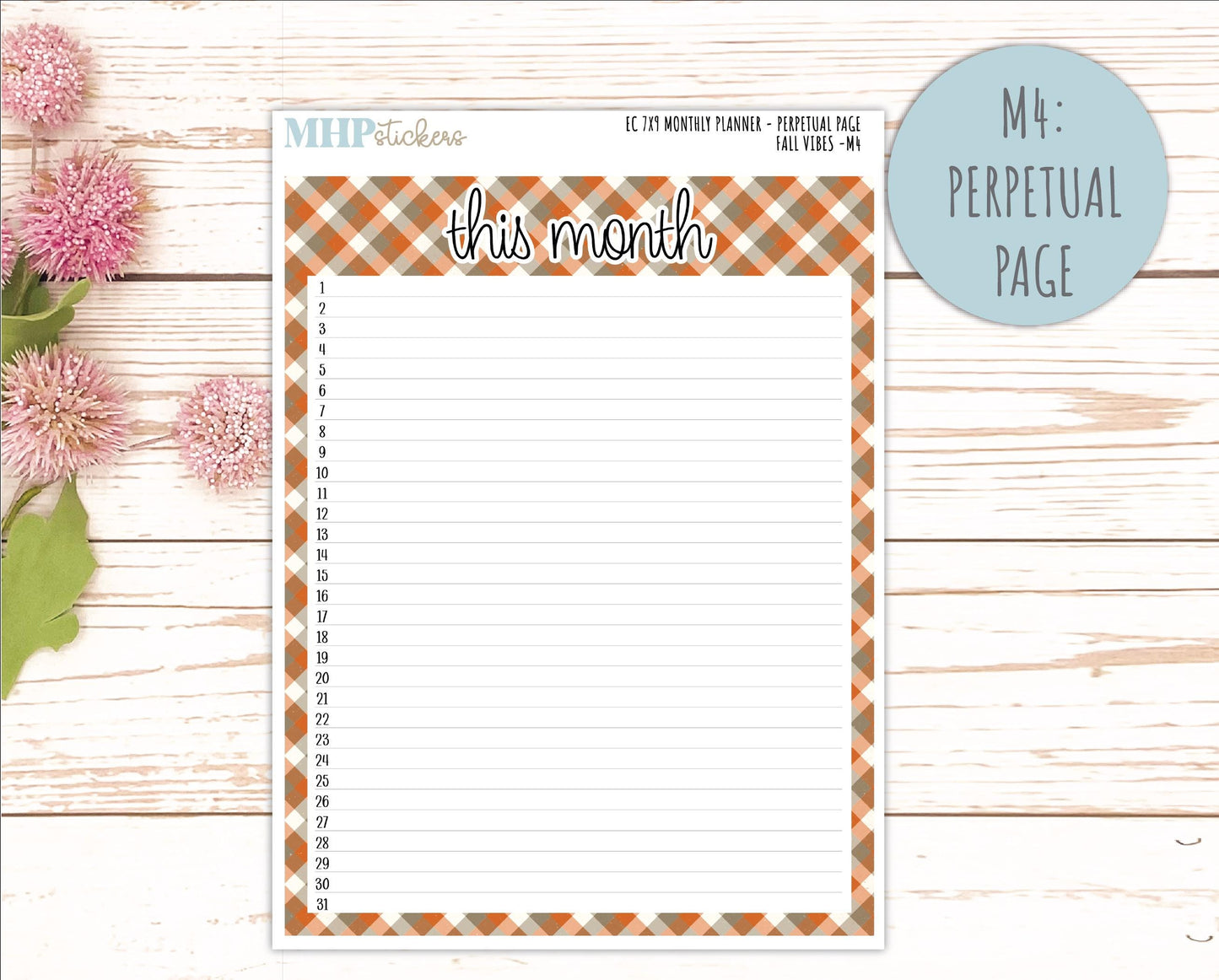 OCTOBER Monthly Kit for 7x9 Erin Condren Planners. 2026 Collection "Spooky Night" || ECM